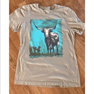 Longhorn Crazy Train tee shirt